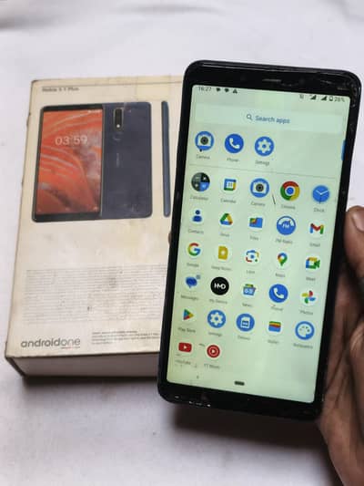 Nokia 3.1 plus with box