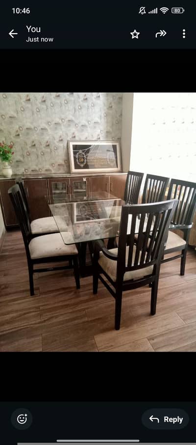 6 dinning chairs