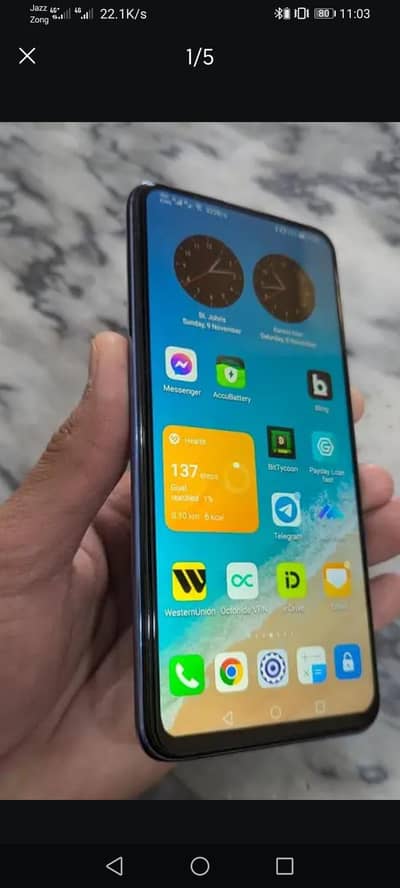 Y9A Dual sim 4G + 5G  8/128 Mobile Fast Charging