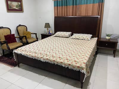 Double Bed with Dressing Brand New Condition