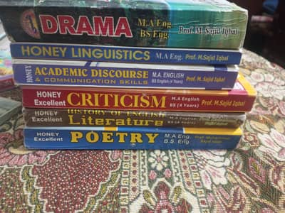 BOOKS FOR MA ENGLISH and BS ENGLISH BZU