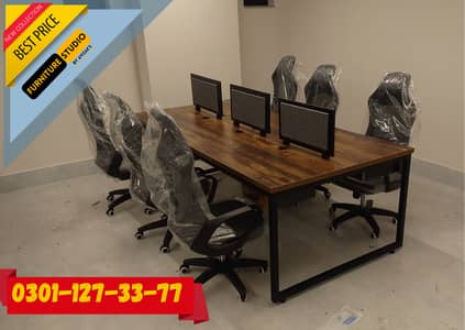 Workstation Size 4x8, RS-24500 ,6 Person Seating office Table