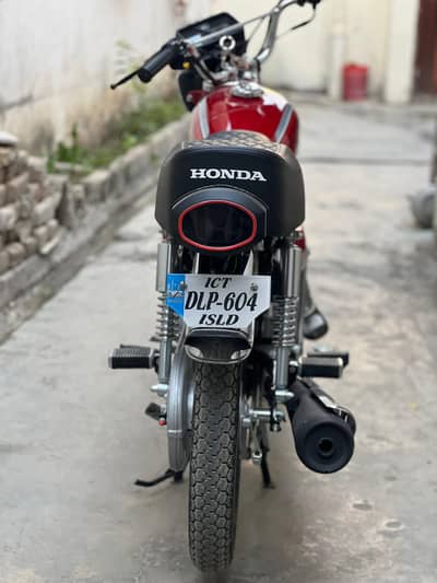 Honda 125 26 model 25 register