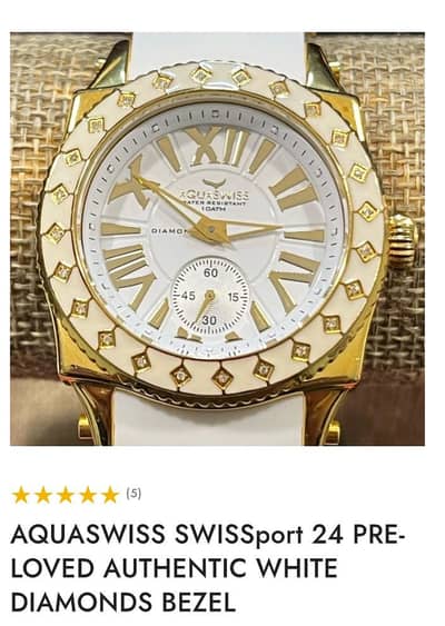 Aquaswiss 62LD AS8030 Diamond