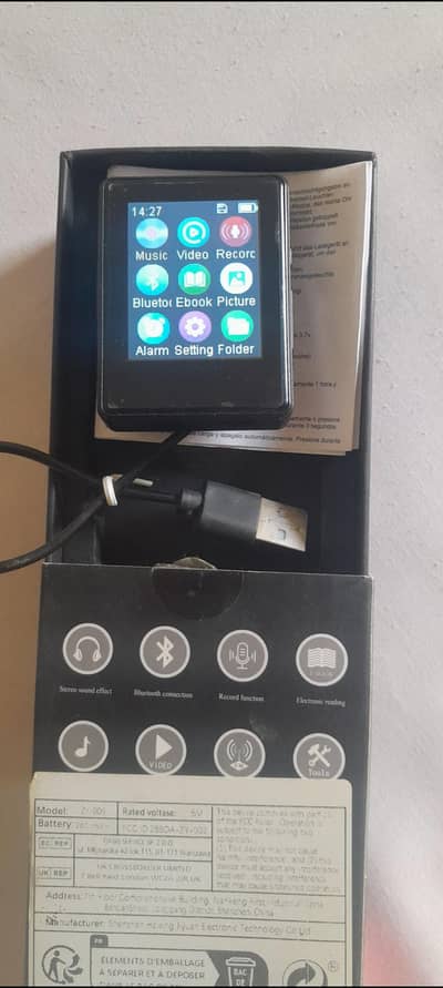 YFFIZQ with SD-Card slot MP3 Player with Wireless