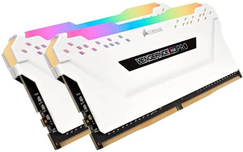 Vengeance Corsair RGB Ram 16x2  (32 GB)  White