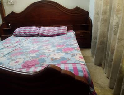 Wooden Bed with mattress For Sale