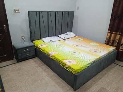 King Size Bed With Mattress And Dressing table