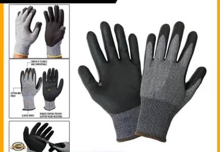 BEST QUALITY Full Grip anti cut Gloves best Quality delivery available