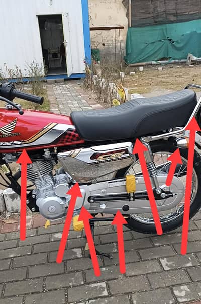 Honda CG 125s self start 2026 Original saman for sell