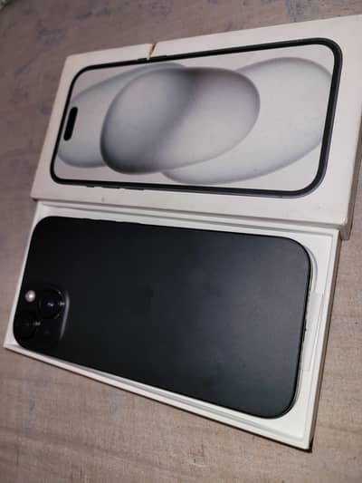iphone 15 mdm 128 gb just box opened with box