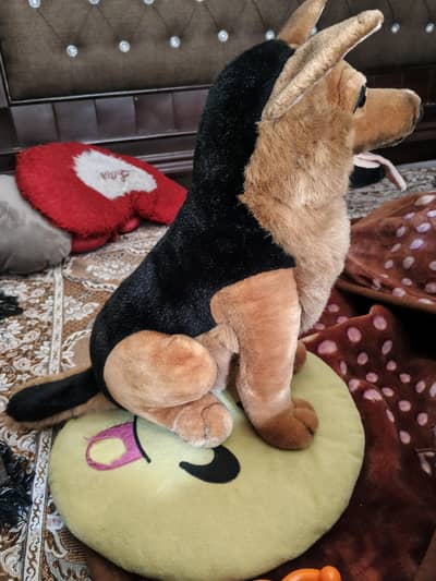 German shepherd dog soft toy