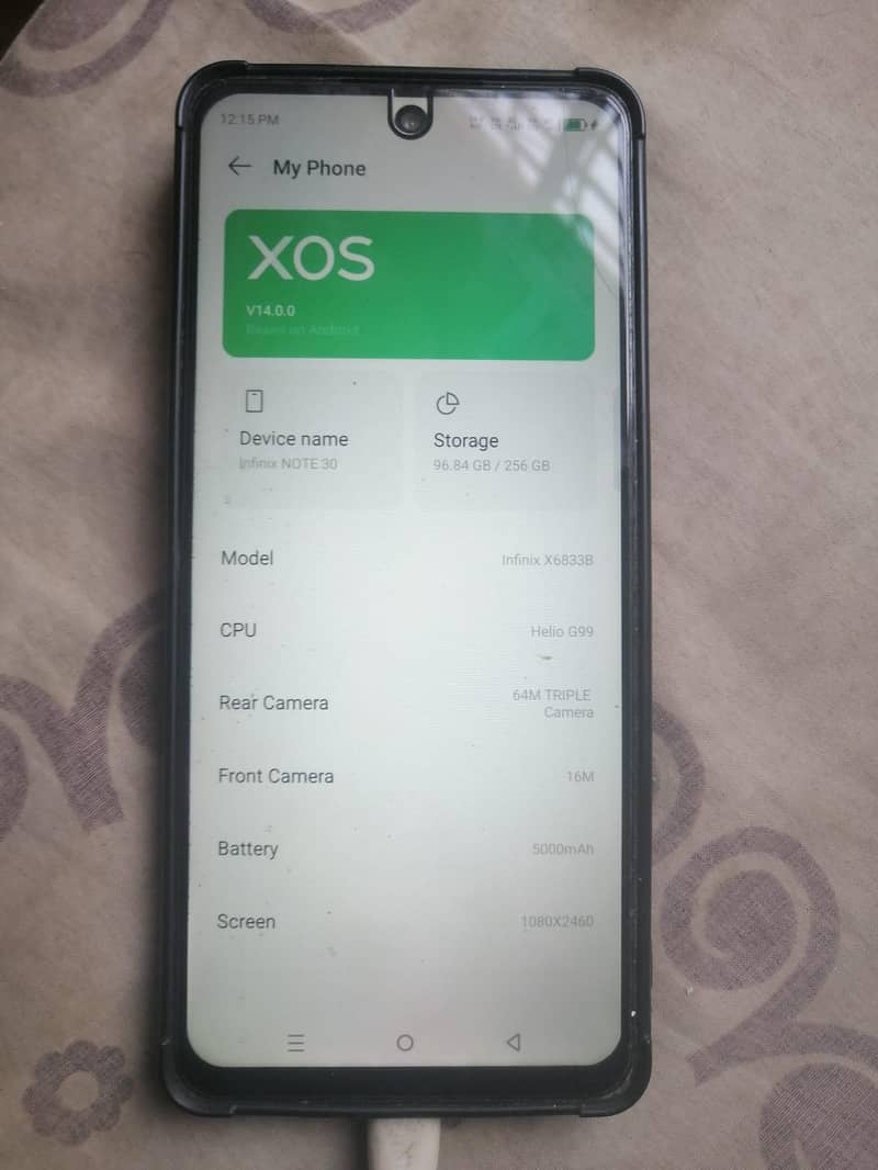 infinix note30 256gb A1 condition 1