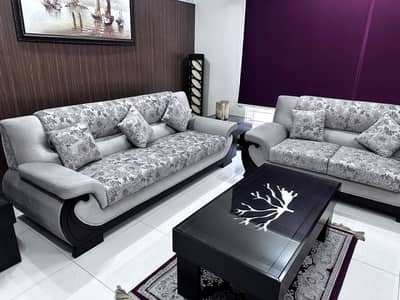 Brand New 5 Seater Sofa Set with 3 Modern Tables