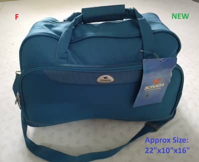 Luggage Suitcases, Trolley, Handbag, PP Bags. Prices in detail.