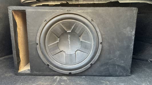 Champion series subwoofer And Apmlifier 4000 watt