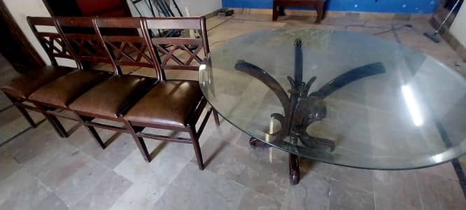V Good Condition (Dining & Centre Table)