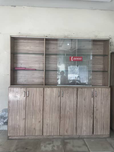 Wooden Racks with 8mm glass shelves