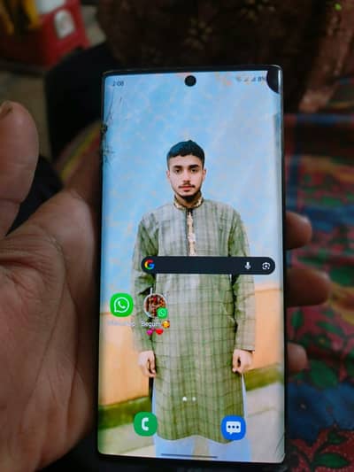 samsung note 10 5g 8 256 single sim working mi hai read description