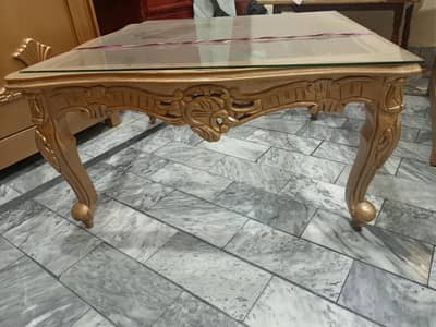 brand new dressing cabinet ,  brand new iron tables and glass table