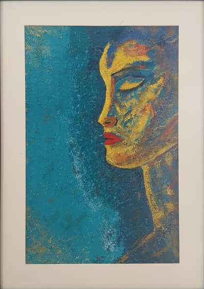 Exhibited potrait painting