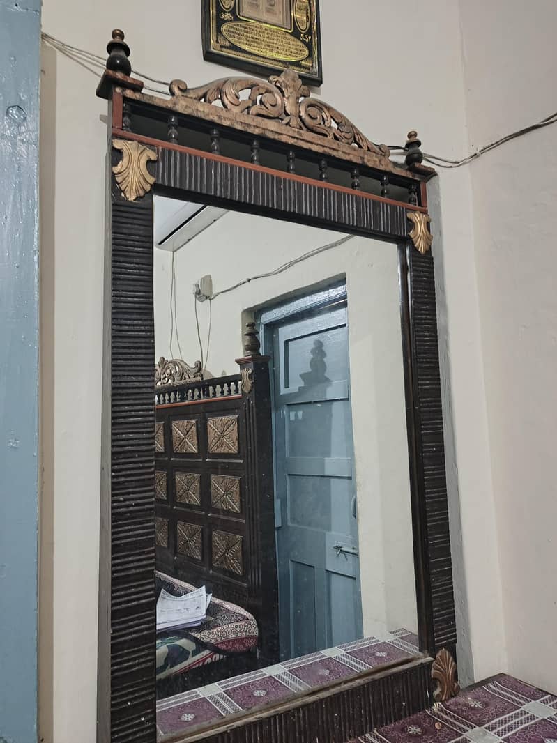 king size bed + Side table + Dressing Table 10