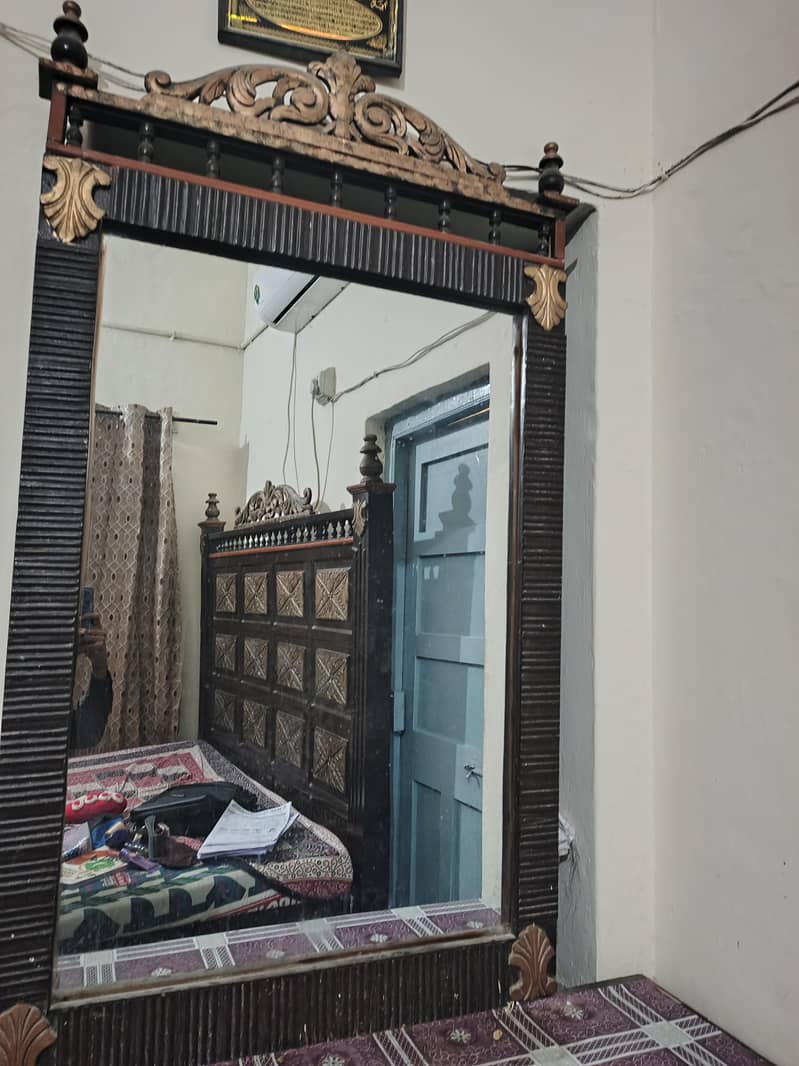 king size bed + Side table + Dressing Table 12