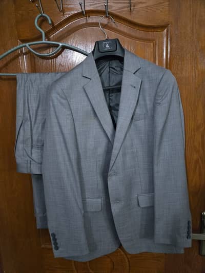 Premium Lawrencepur Grey Tropical Suit – 2 Piece (Like New)