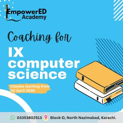 Coaching classes IX (9th) Computer Science Group