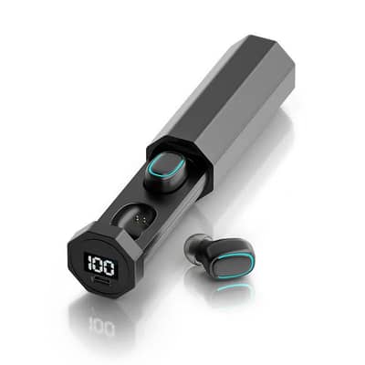 C1 Wireless Bluetooth 5.0 Earbuds With LED Display