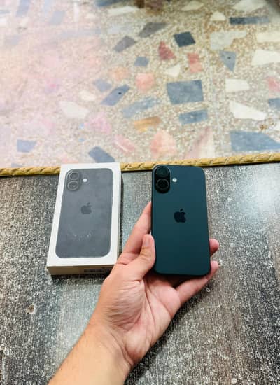 iphone 16 With Box Brand New Phone 100 Health 7 Months Warranty 64 CC