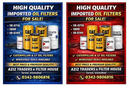 High Quality Imported CAT & LF Filters