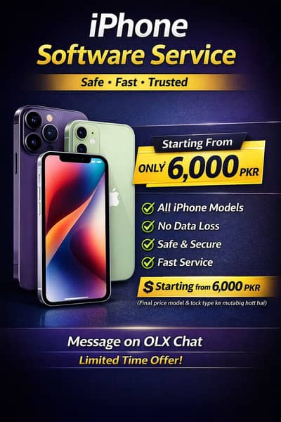 iPhone Software Service | All Models | Starting 6000