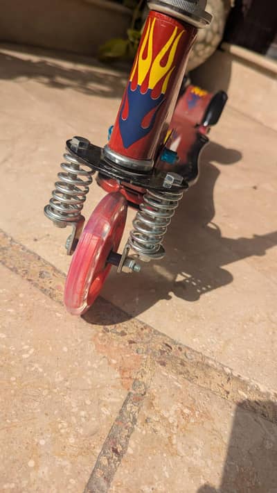 Kids Brand New scooty with double springs and tyres