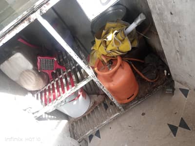 stall for fries and other food