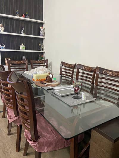 8 seater Dinning Table Brand new. call# O3O9-5524709