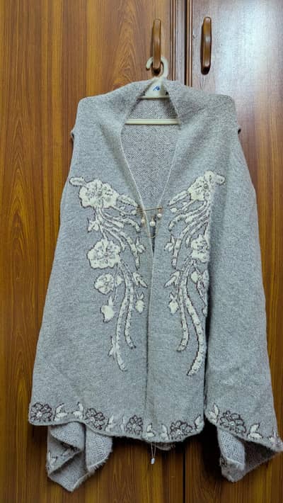 ladies cap shawl wool