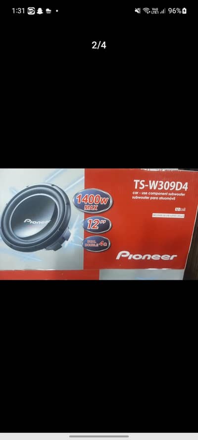 Pioneer D4 woofer