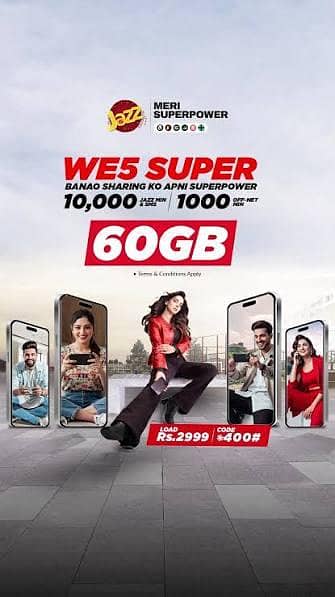 need 5 jazz number peoples for sharing package