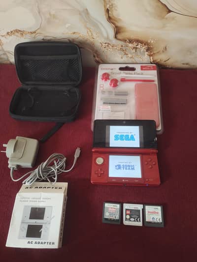 Nintendo new 3ds adapter charger pouch background cover small