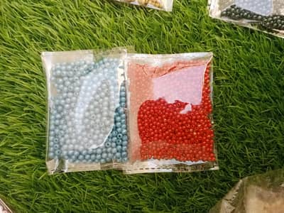 Plastic beads available for sell