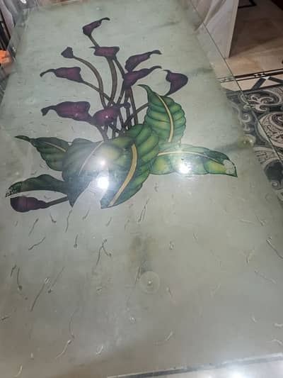 Glass Dining Table (7.5 X 3.5)