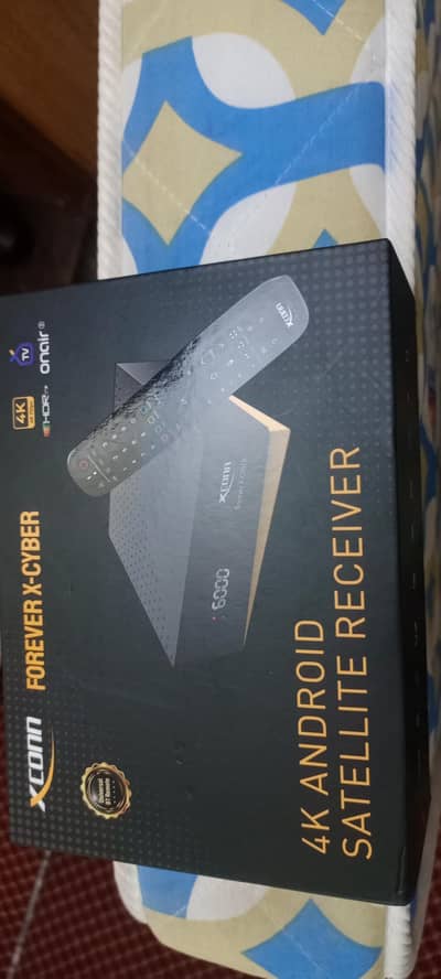 Xconn Forever X-Cyber real 4K Androids 9 Satellite Receiver.