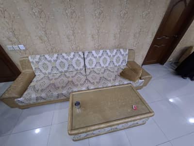 sofa 5 seater with table