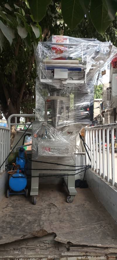 Slanty packing auto machine and one dryer