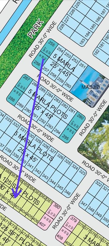 3.5 Marla Residencial Plot Available For Sale In B Block