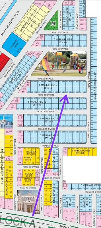 5 Marla Residencial plot available for sale in A Block