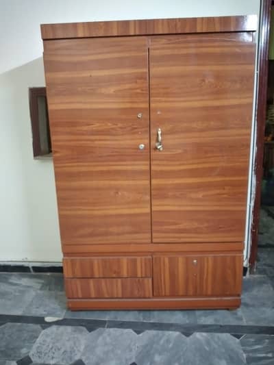 Two door cupboard is available in very neat condition just like new