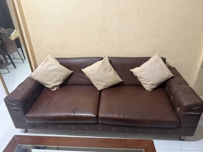 4 seater sofa set (brand: habitt)