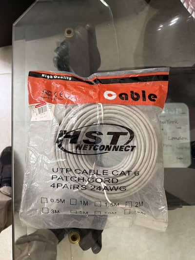UTP Cable CAT 6 4 Pairs 20 meter
